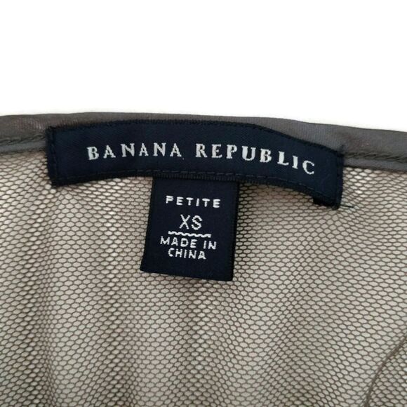 Banana Republic Petite Slate Gray Mesh, size XS - Picture 3 of 5